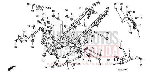 CARROSSERIE DE CHASSIS FJS600A7 de 2007